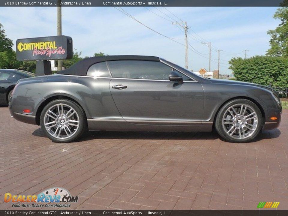 2010 Bentley Continental GTC Anthracite / Linen Photo #7