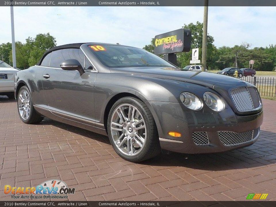 Anthracite 2010 Bentley Continental GTC  Photo #8