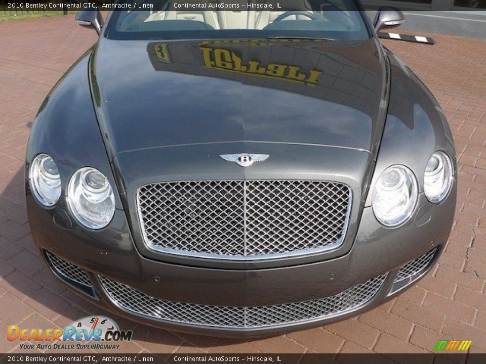 2010 Bentley Continental GTC Anthracite / Linen Photo #10