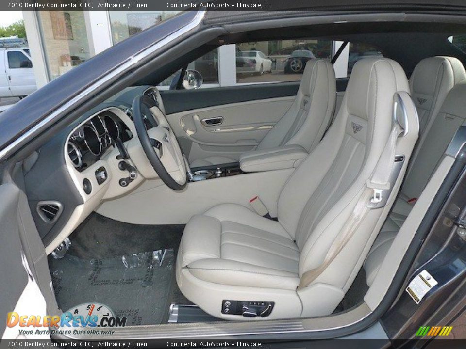 Linen Interior - 2010 Bentley Continental GTC  Photo #16