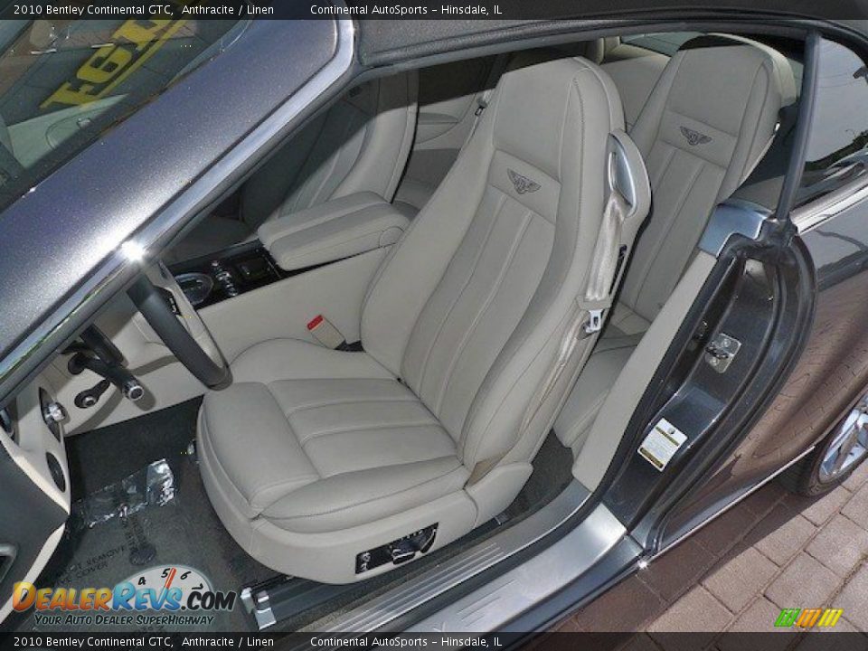 Front Seat of 2010 Bentley Continental GTC  Photo #17