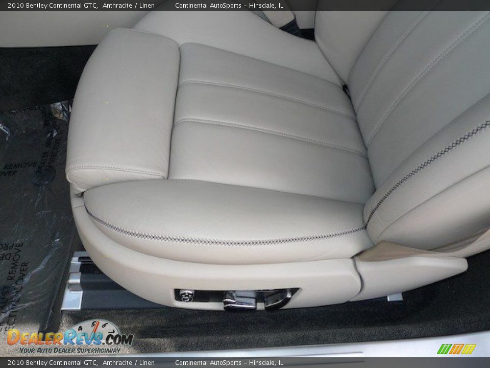 2010 Bentley Continental GTC Anthracite / Linen Photo #18