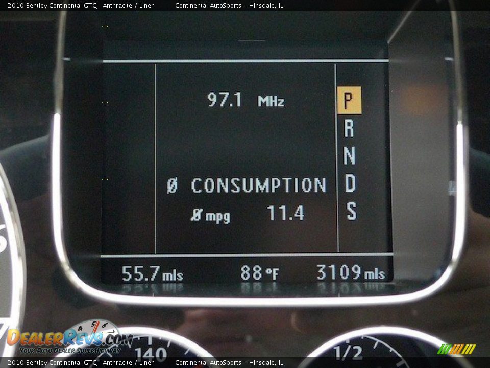 2010 Bentley Continental GTC Anthracite / Linen Photo #23