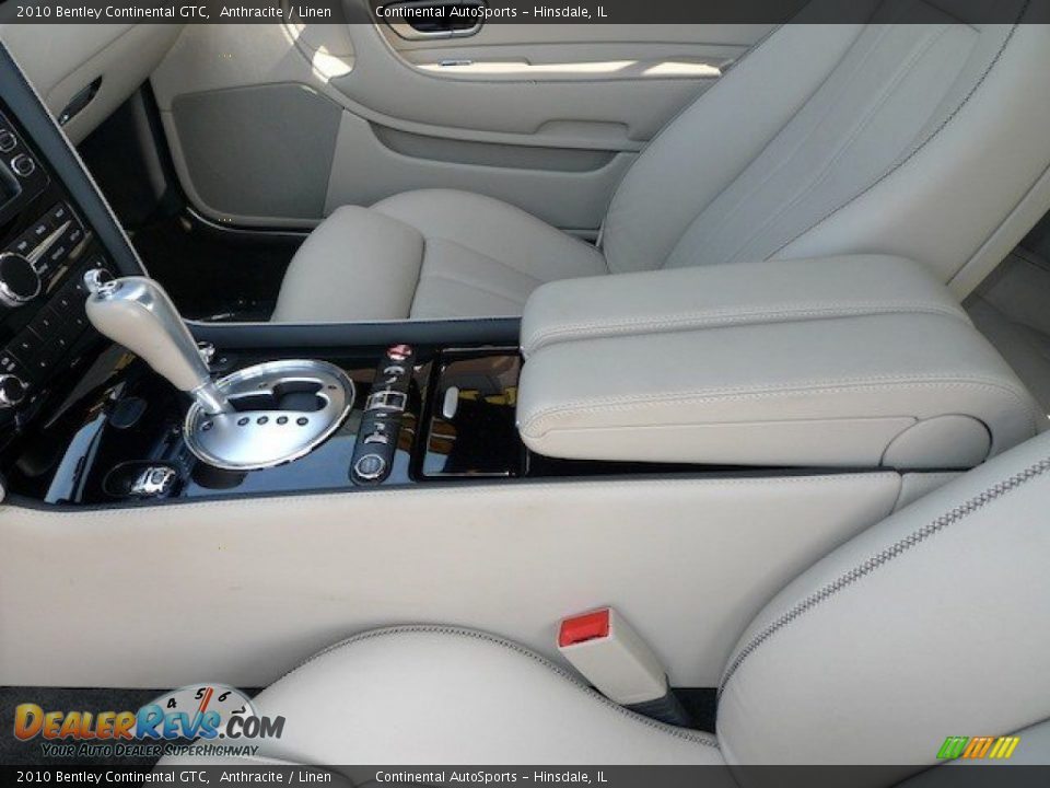 2010 Bentley Continental GTC Anthracite / Linen Photo #28