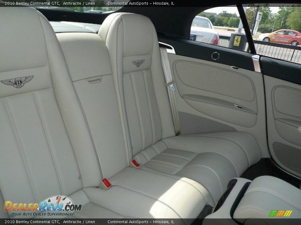2010 Bentley Continental GTC Anthracite / Linen Photo #29