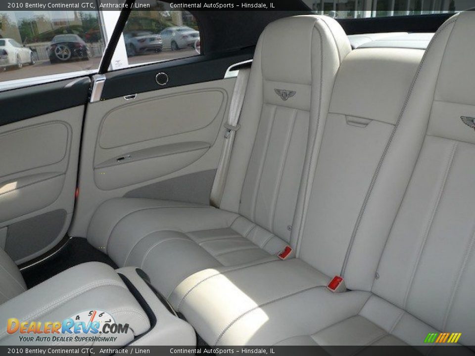 2010 Bentley Continental GTC Anthracite / Linen Photo #30