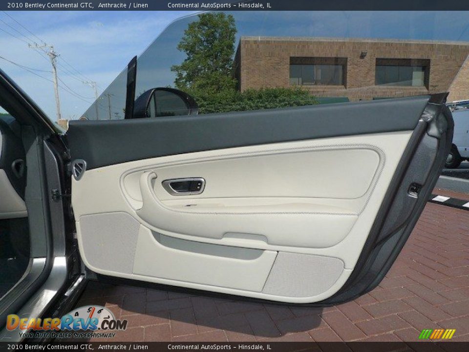 2010 Bentley Continental GTC Anthracite / Linen Photo #31