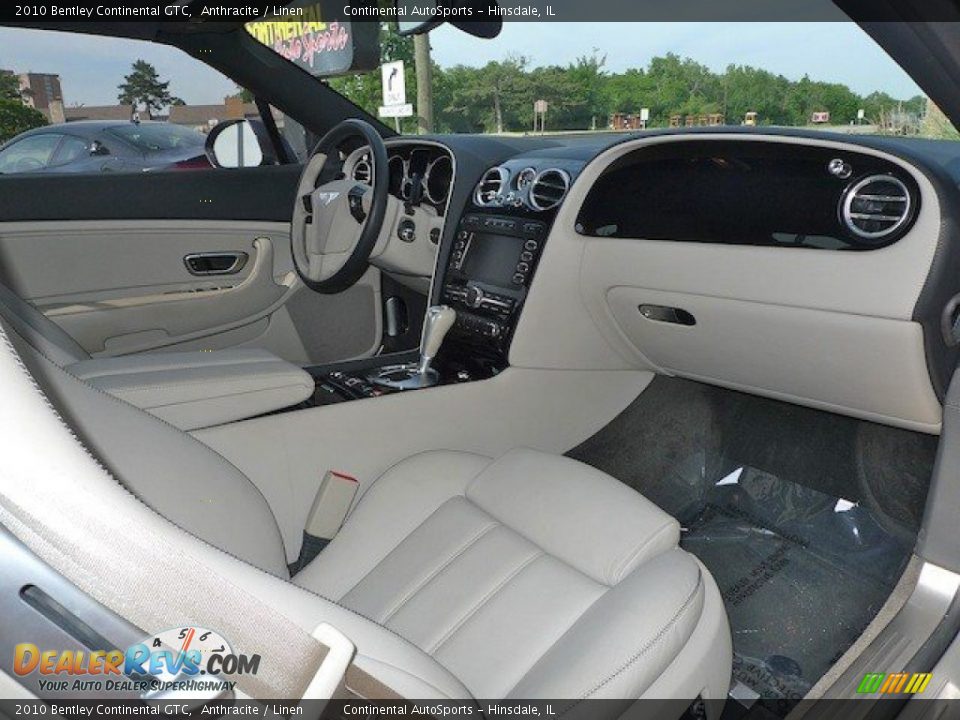 2010 Bentley Continental GTC Anthracite / Linen Photo #32