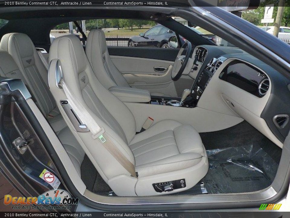 2010 Bentley Continental GTC Anthracite / Linen Photo #33