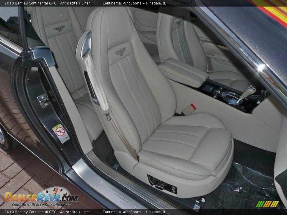 2010 Bentley Continental GTC Anthracite / Linen Photo #34