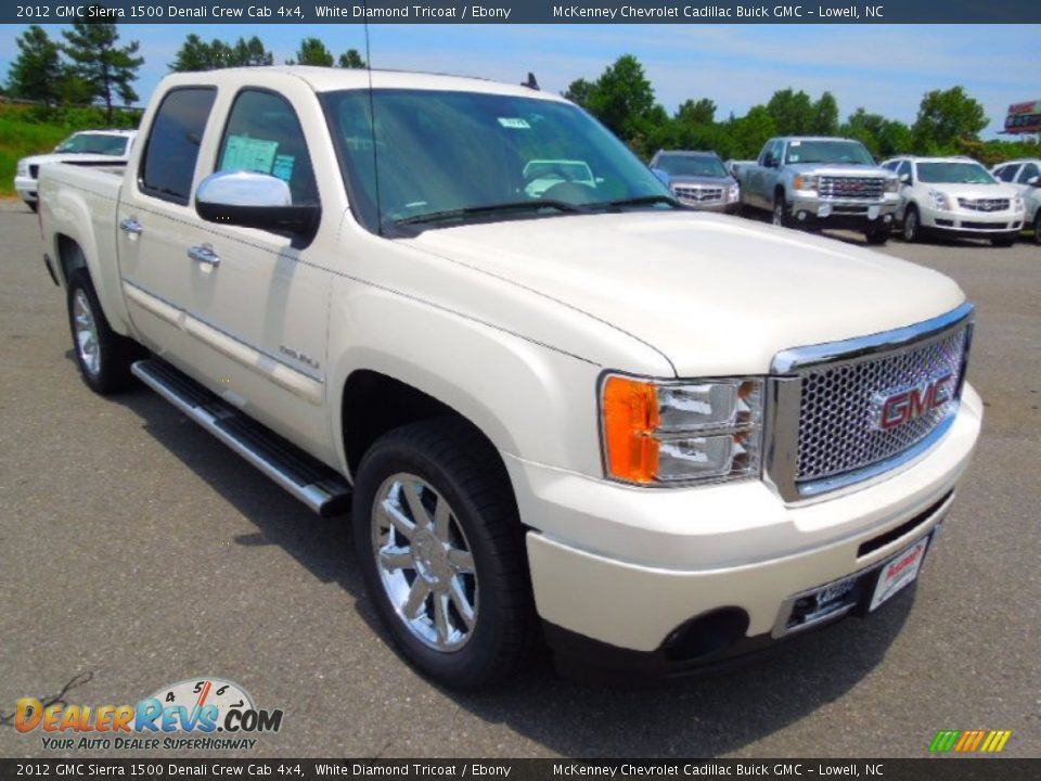 2012 Gmc Sierra 1500 Denali Crew Cab 4x4 White Diamond Tricoat Ebony