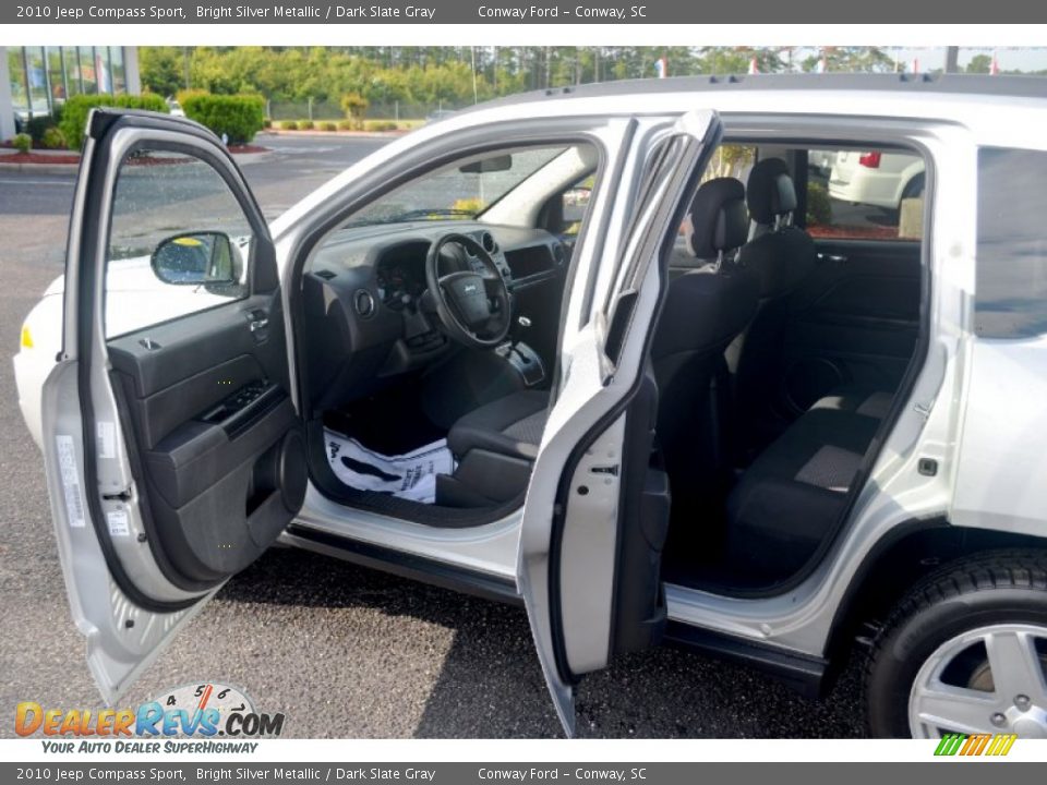 2010 Jeep Compass Sport Bright Silver Metallic / Dark Slate Gray Photo #11