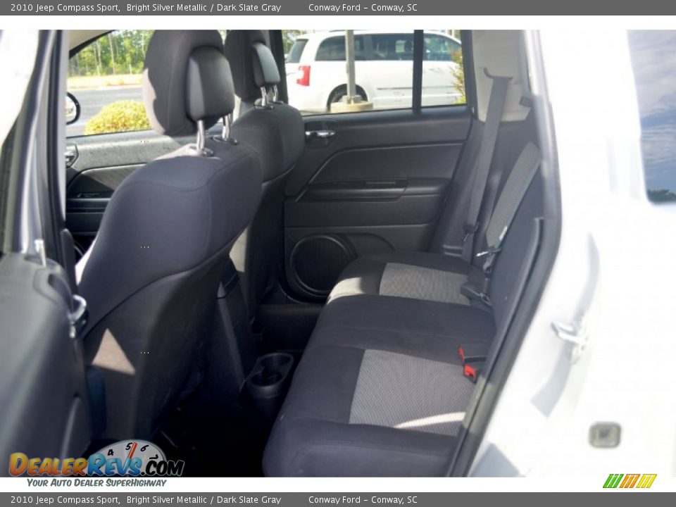 2010 Jeep Compass Sport Bright Silver Metallic / Dark Slate Gray Photo #12