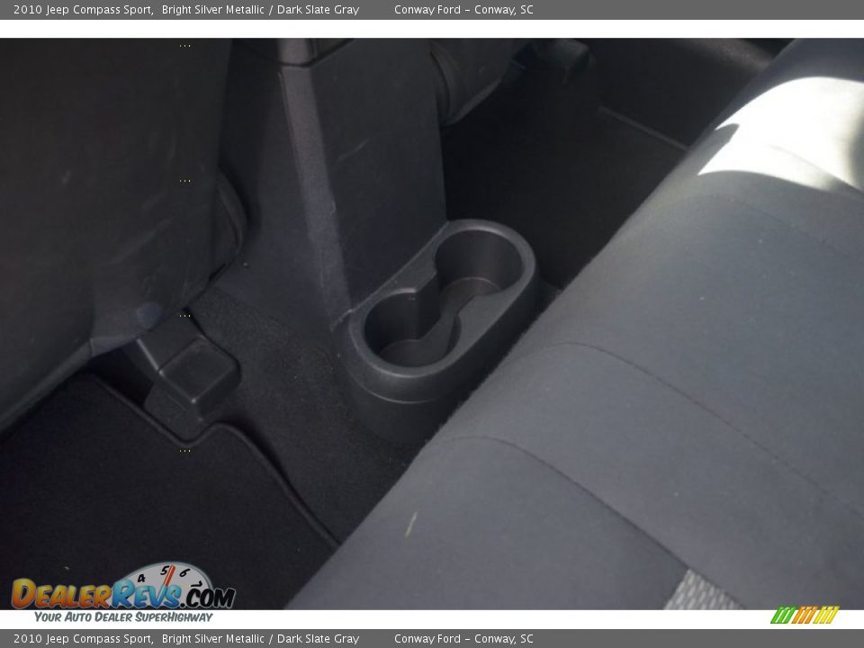 2010 Jeep Compass Sport Bright Silver Metallic / Dark Slate Gray Photo #13