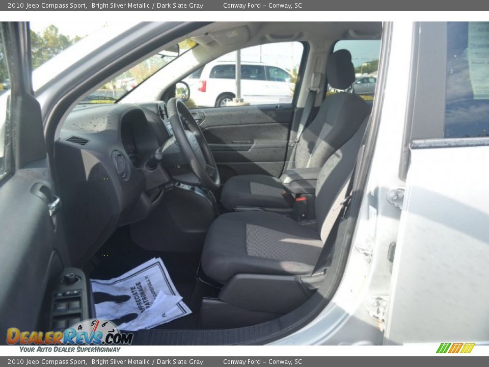 2010 Jeep Compass Sport Bright Silver Metallic / Dark Slate Gray Photo #19
