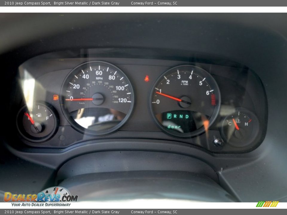 2010 Jeep Compass Sport Bright Silver Metallic / Dark Slate Gray Photo #21