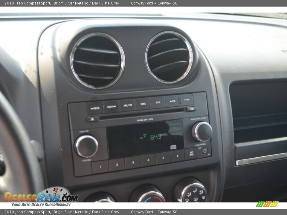 2010 Jeep Compass Sport Bright Silver Metallic / Dark Slate Gray Photo #22