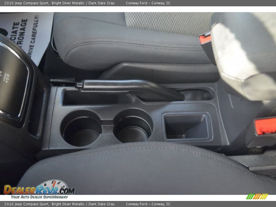 2010 Jeep Compass Sport Bright Silver Metallic / Dark Slate Gray Photo #24