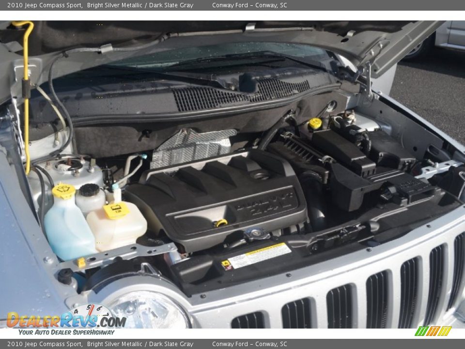 2010 Jeep Compass Sport Bright Silver Metallic / Dark Slate Gray Photo #27