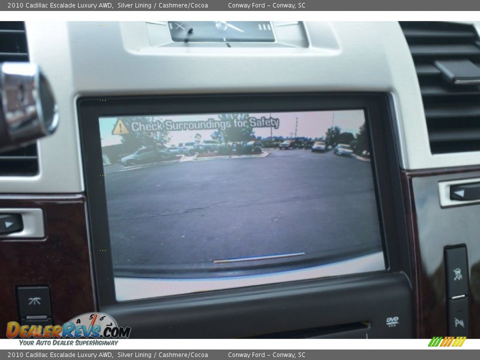 2010 Cadillac Escalade Luxury AWD Silver Lining / Cashmere/Cocoa Photo #35