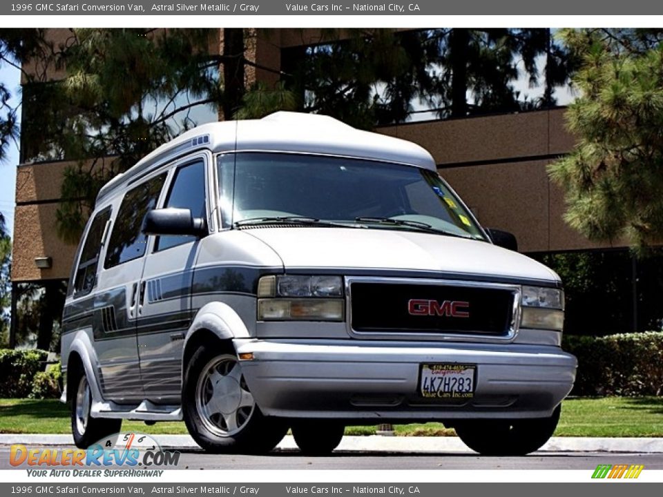 1996 GMC Safari Conversion Van Astral Silver Metallic / Gray Photo #1