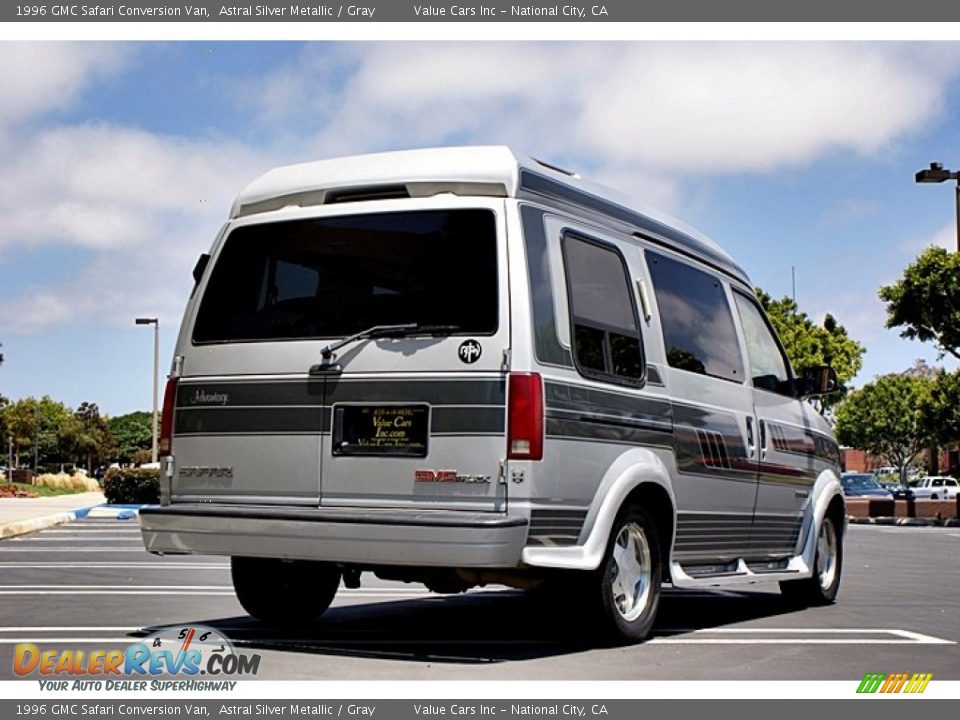 1996 GMC Safari Conversion Van Astral Silver Metallic / Gray Photo #5