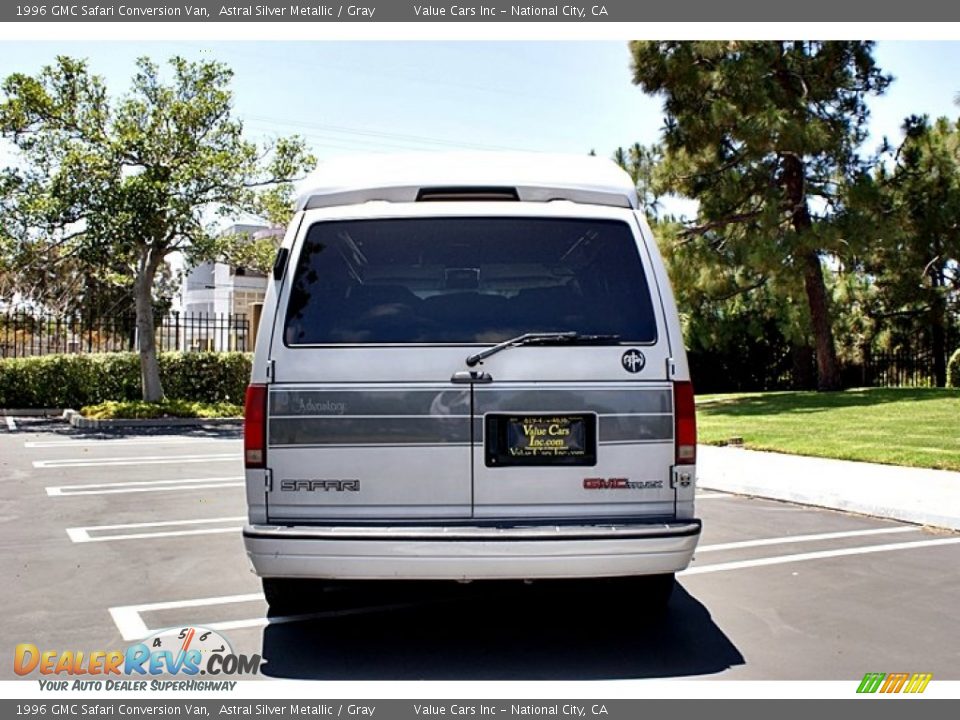 1996 GMC Safari Conversion Van Astral Silver Metallic / Gray Photo #6