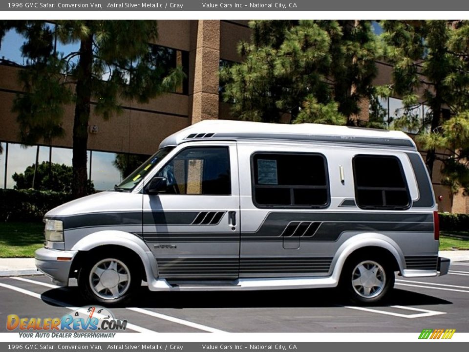 1996 GMC Safari Conversion Van Astral Silver Metallic / Gray Photo #8