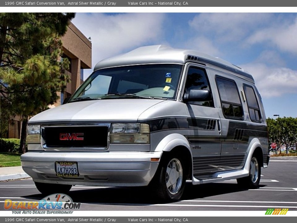 1996 GMC Safari Conversion Van Astral Silver Metallic / Gray Photo #9