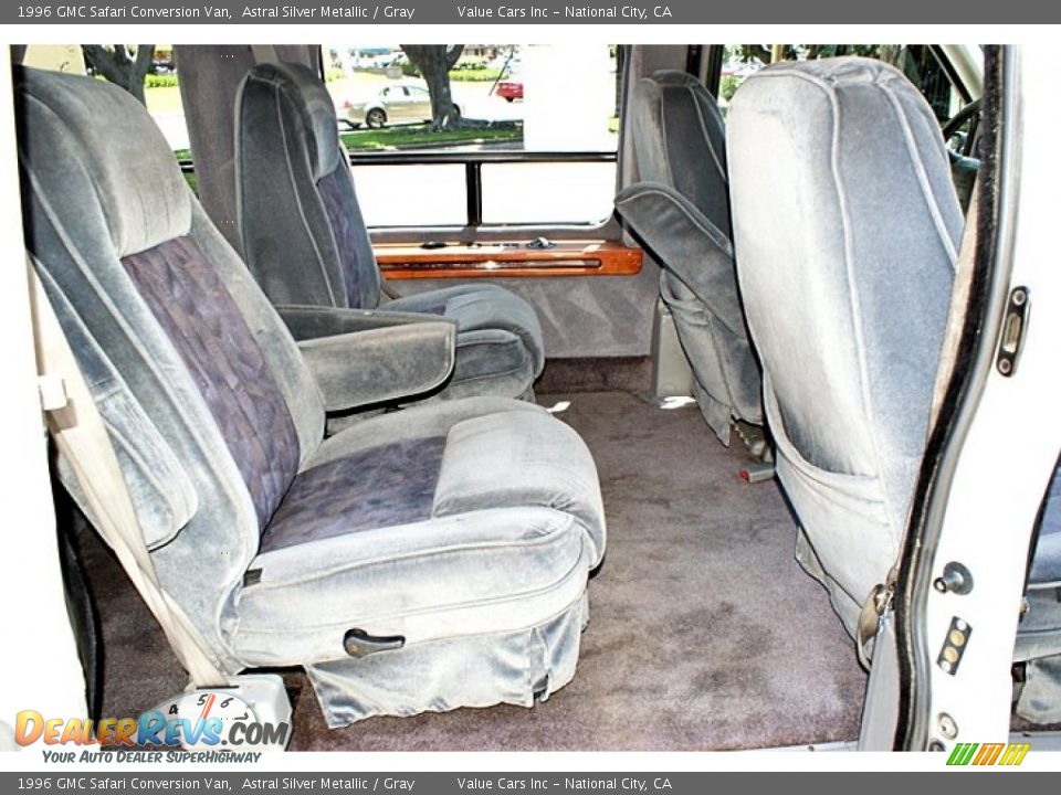 Rear Seat of 1996 GMC Safari Conversion Van Photo #14