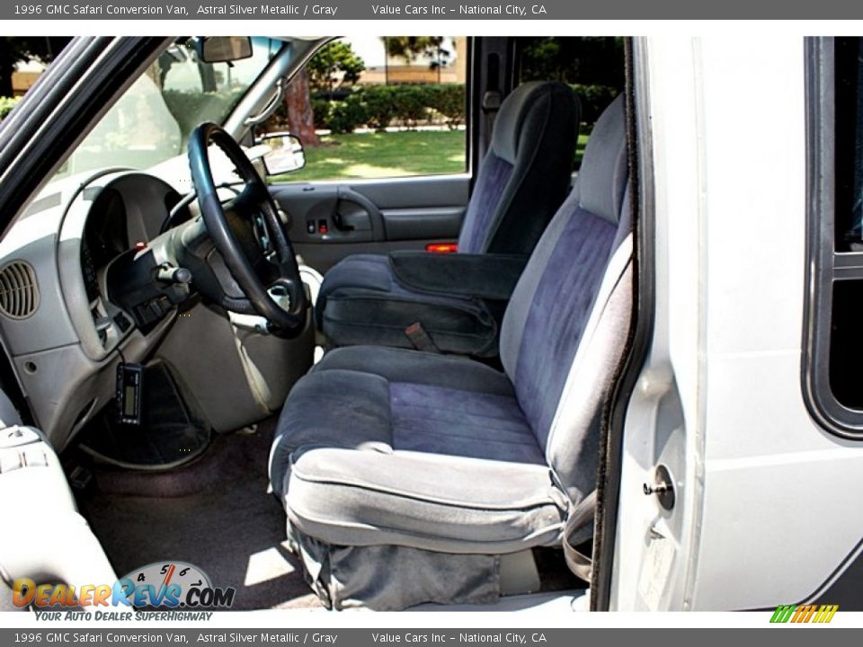 1996 GMC Safari Conversion Van Astral Silver Metallic / Gray Photo #19