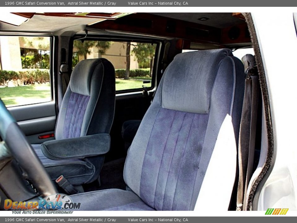 1996 GMC Safari Conversion Van Astral Silver Metallic / Gray Photo #20