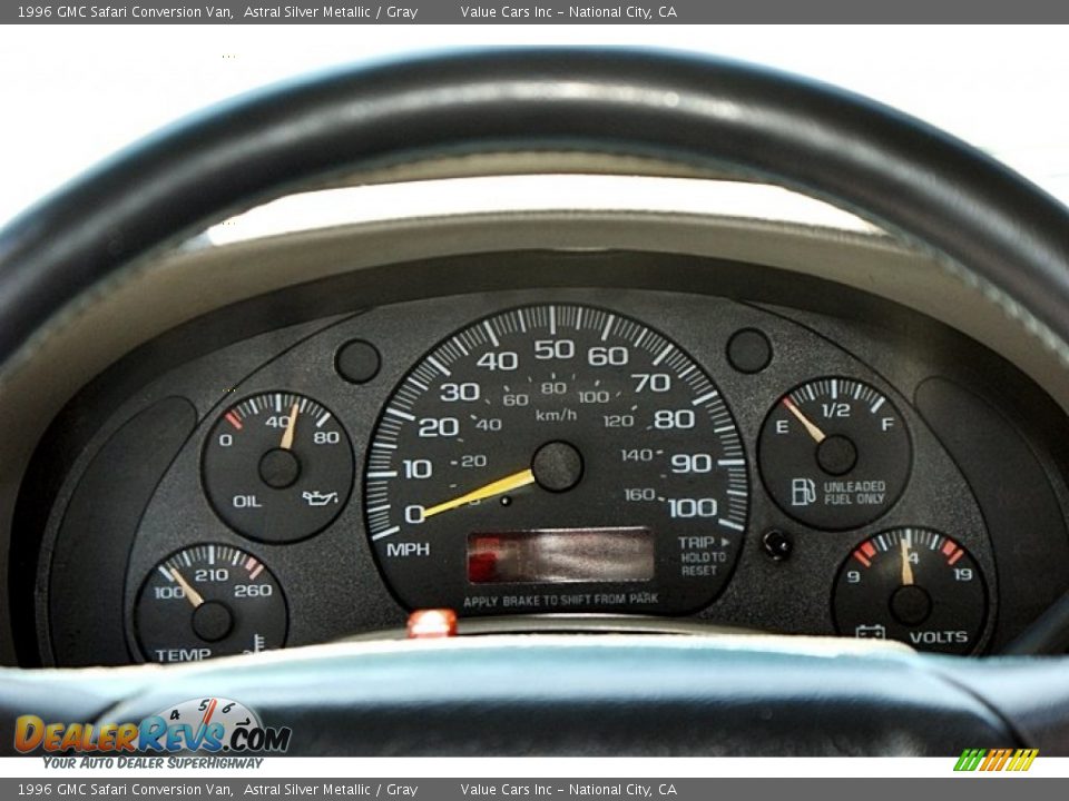 1996 GMC Safari Conversion Van Gauges Photo #24