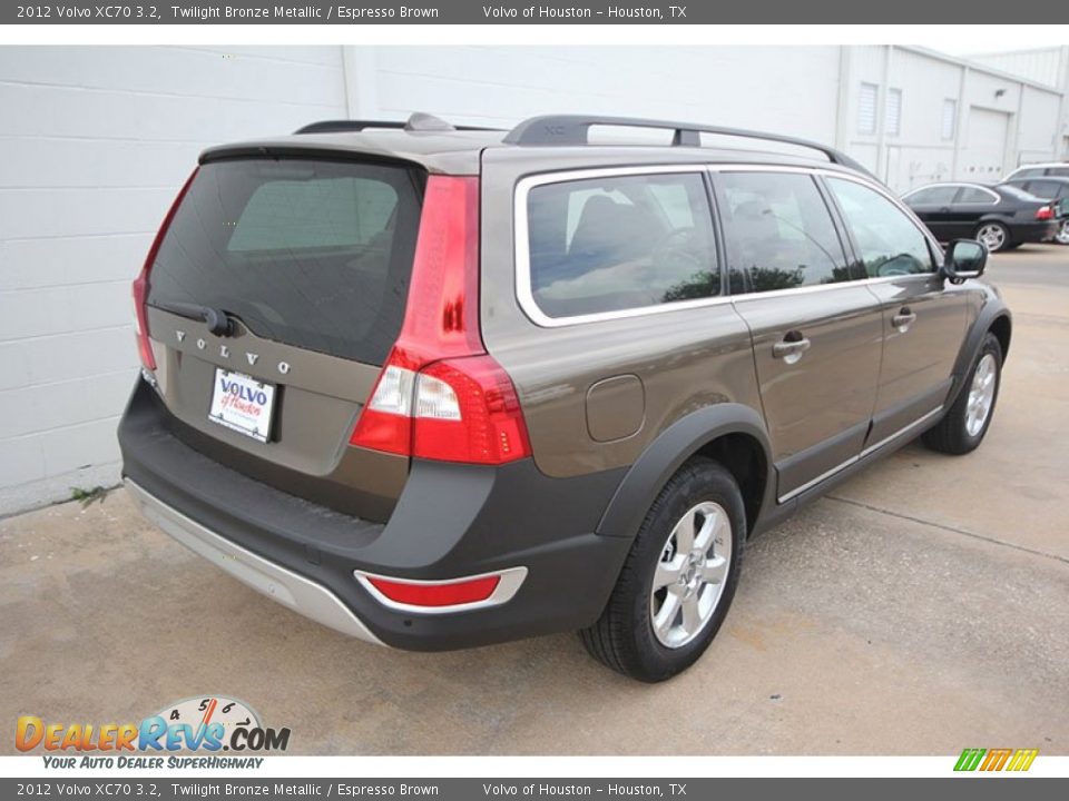 2012 Volvo XC70 3.2 Twilight Bronze Metallic / Espresso Brown Photo #3