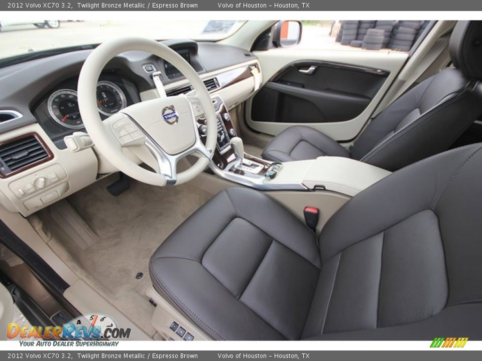 Espresso Brown Interior - 2012 Volvo XC70 3.2 Photo #6