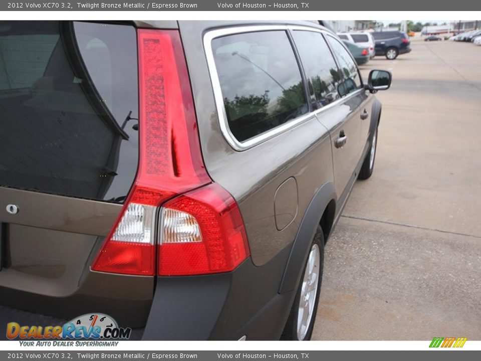 2012 Volvo XC70 3.2 Twilight Bronze Metallic / Espresso Brown Photo #16