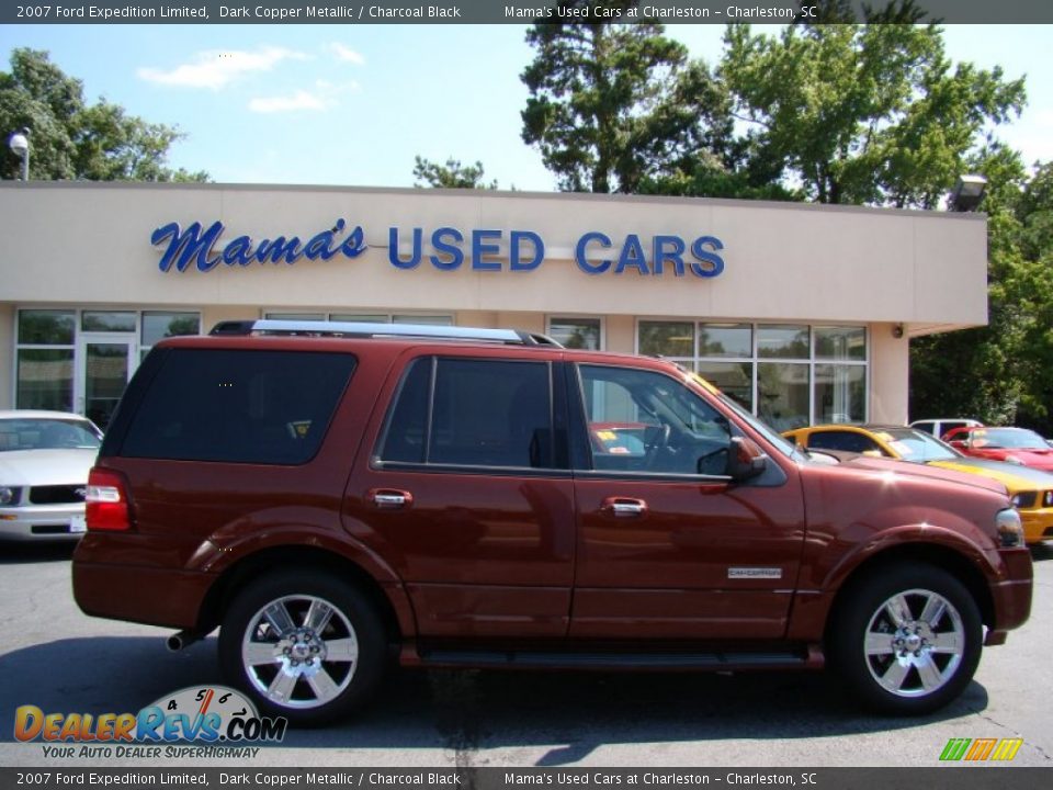2007 Ford Expedition Limited Dark Copper Metallic / Charcoal Black Photo #1