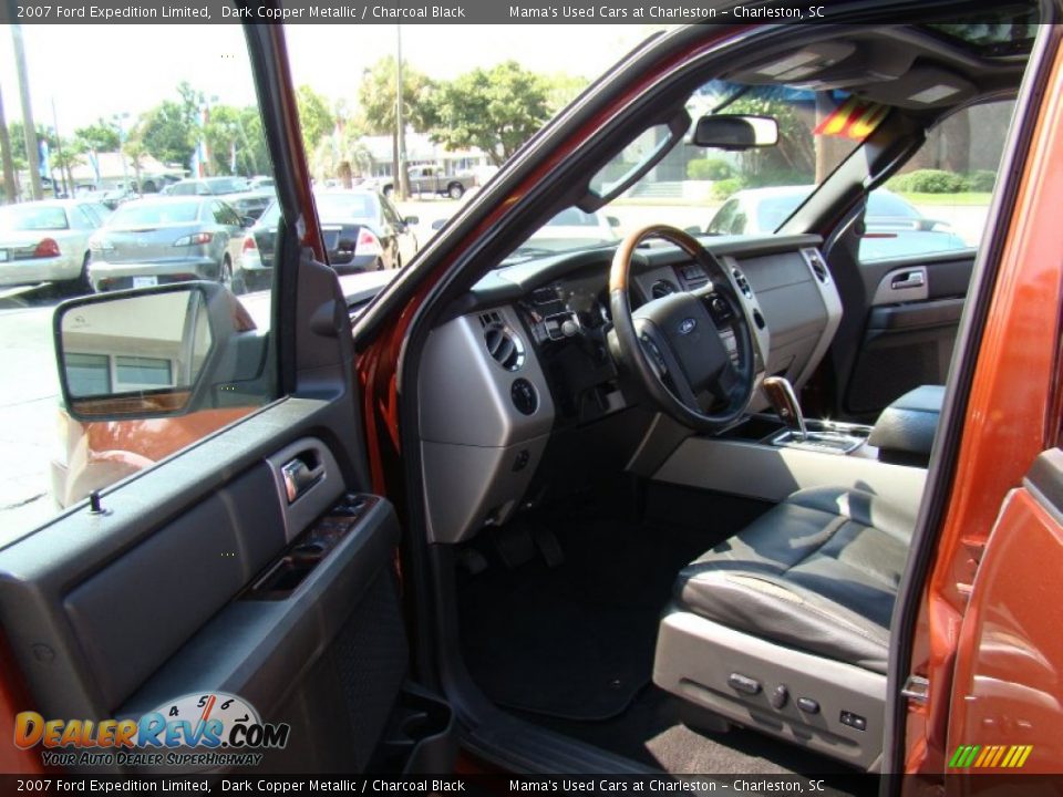 2007 Ford Expedition Limited Dark Copper Metallic / Charcoal Black Photo #8