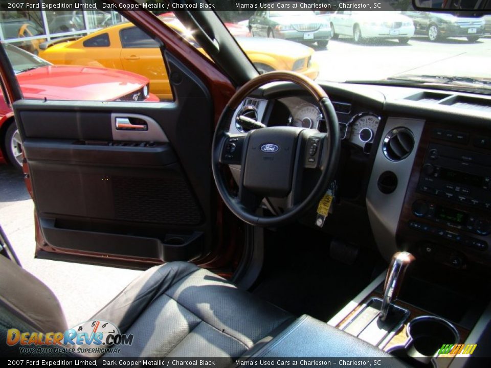2007 Ford Expedition Limited Dark Copper Metallic / Charcoal Black Photo #18