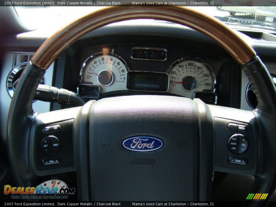 2007 Ford Expedition Limited Dark Copper Metallic / Charcoal Black Photo #24