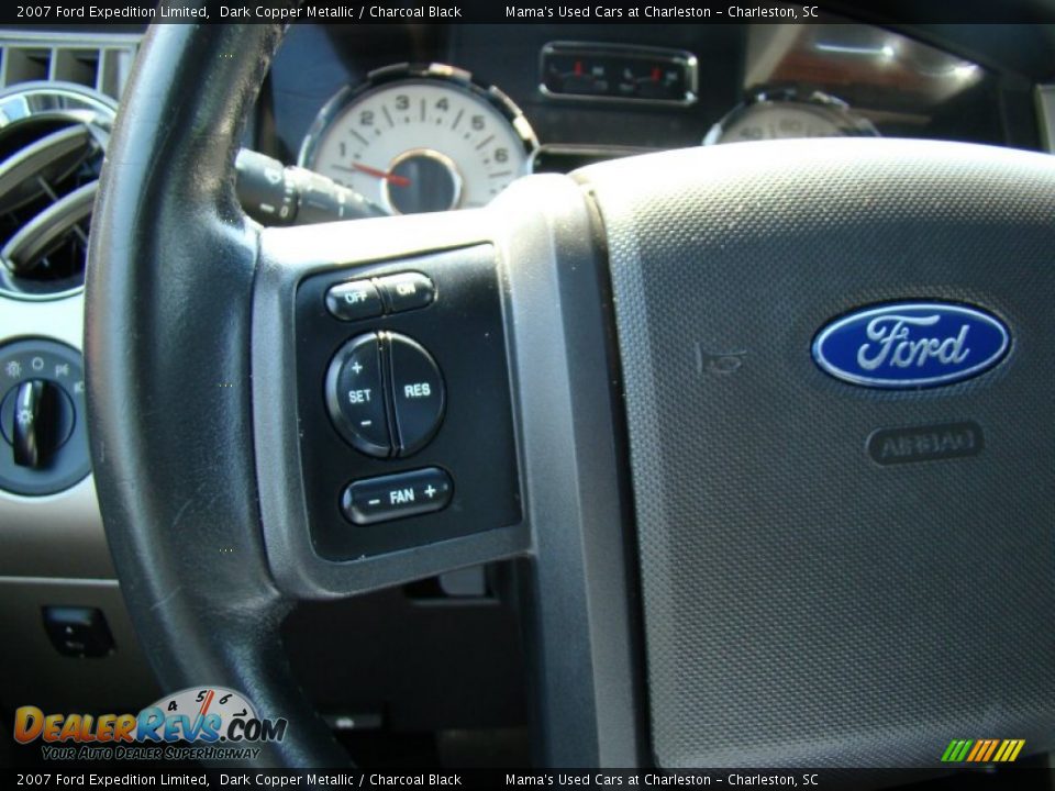 2007 Ford Expedition Limited Dark Copper Metallic / Charcoal Black Photo #25
