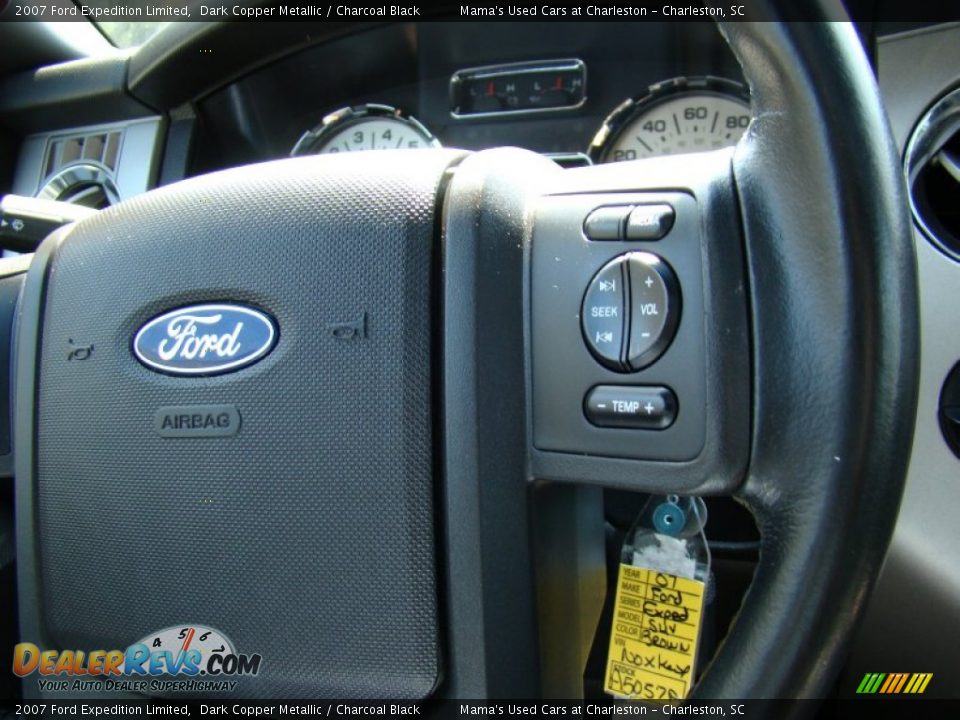 2007 Ford Expedition Limited Dark Copper Metallic / Charcoal Black Photo #26