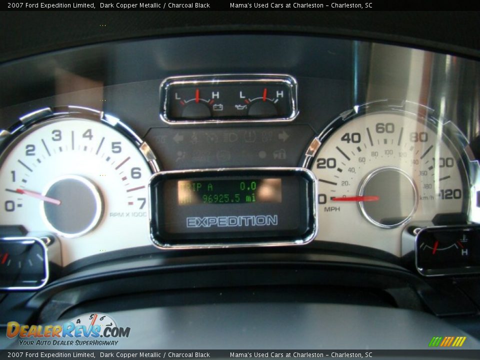2007 Ford Expedition Limited Dark Copper Metallic / Charcoal Black Photo #27