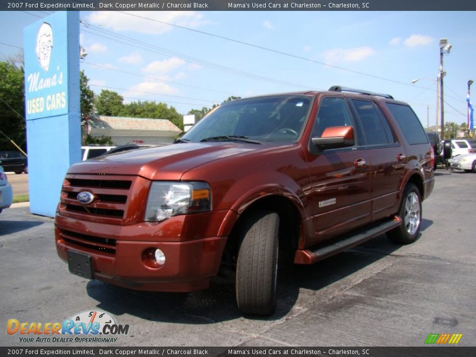 2007 Ford Expedition Limited Dark Copper Metallic / Charcoal Black Photo #33