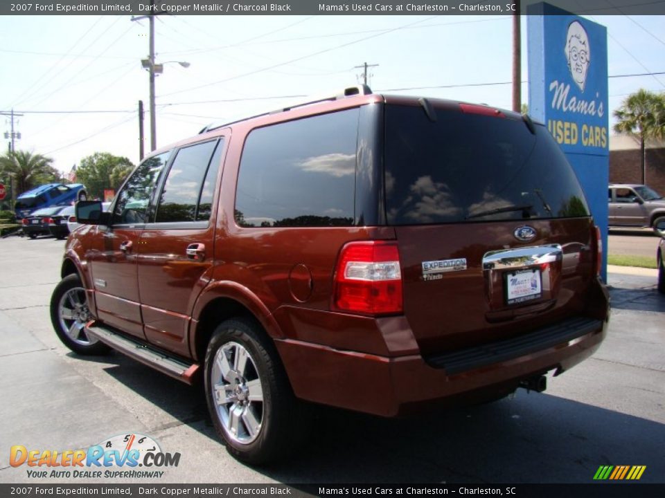 2007 Ford Expedition Limited Dark Copper Metallic / Charcoal Black Photo #34