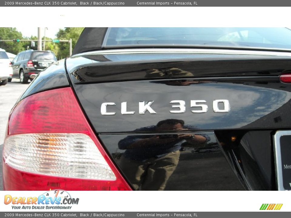 2009 Mercedes-Benz CLK 350 Cabriolet Black / Black/Cappuccino Photo #16