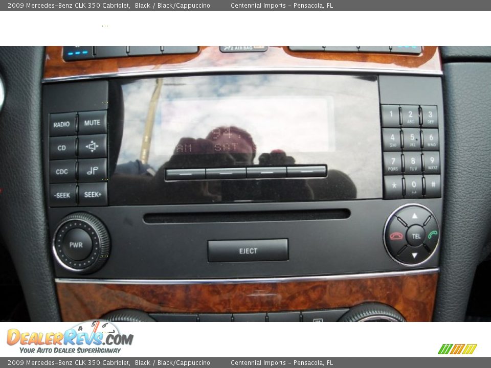 2009 Mercedes-Benz CLK 350 Cabriolet Black / Black/Cappuccino Photo #29