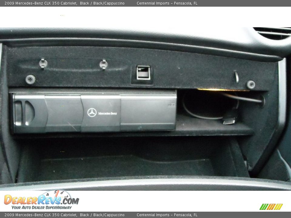 2009 Mercedes-Benz CLK 350 Cabriolet Black / Black/Cappuccino Photo #32