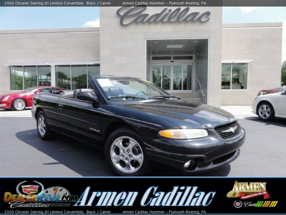 2000 Chrysler Sebring JXi Limited Convertible Black / Camel Photo #1