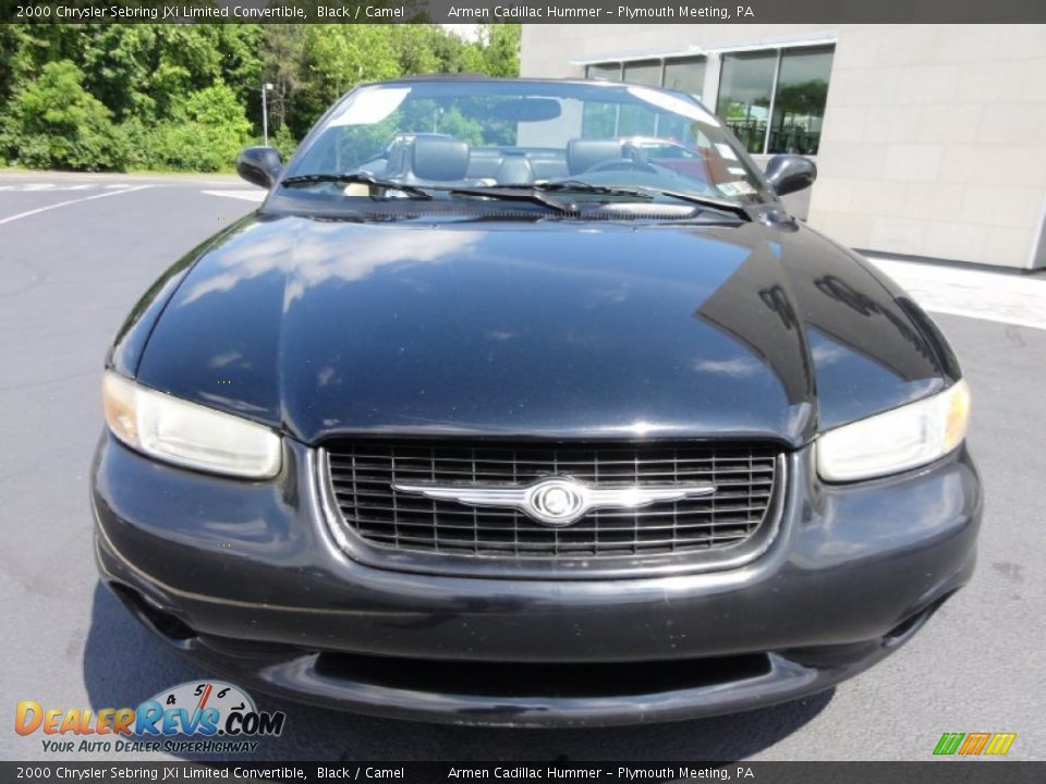 2000 Chrysler Sebring JXi Limited Convertible Black / Camel Photo #4